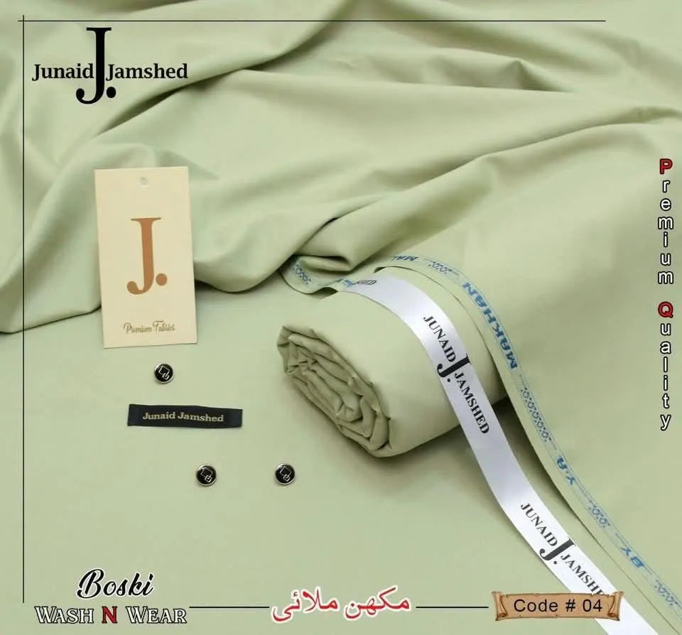 Boski Plain Suit for Men All Season Pakistan - Branded product of Junaid Jamshed
